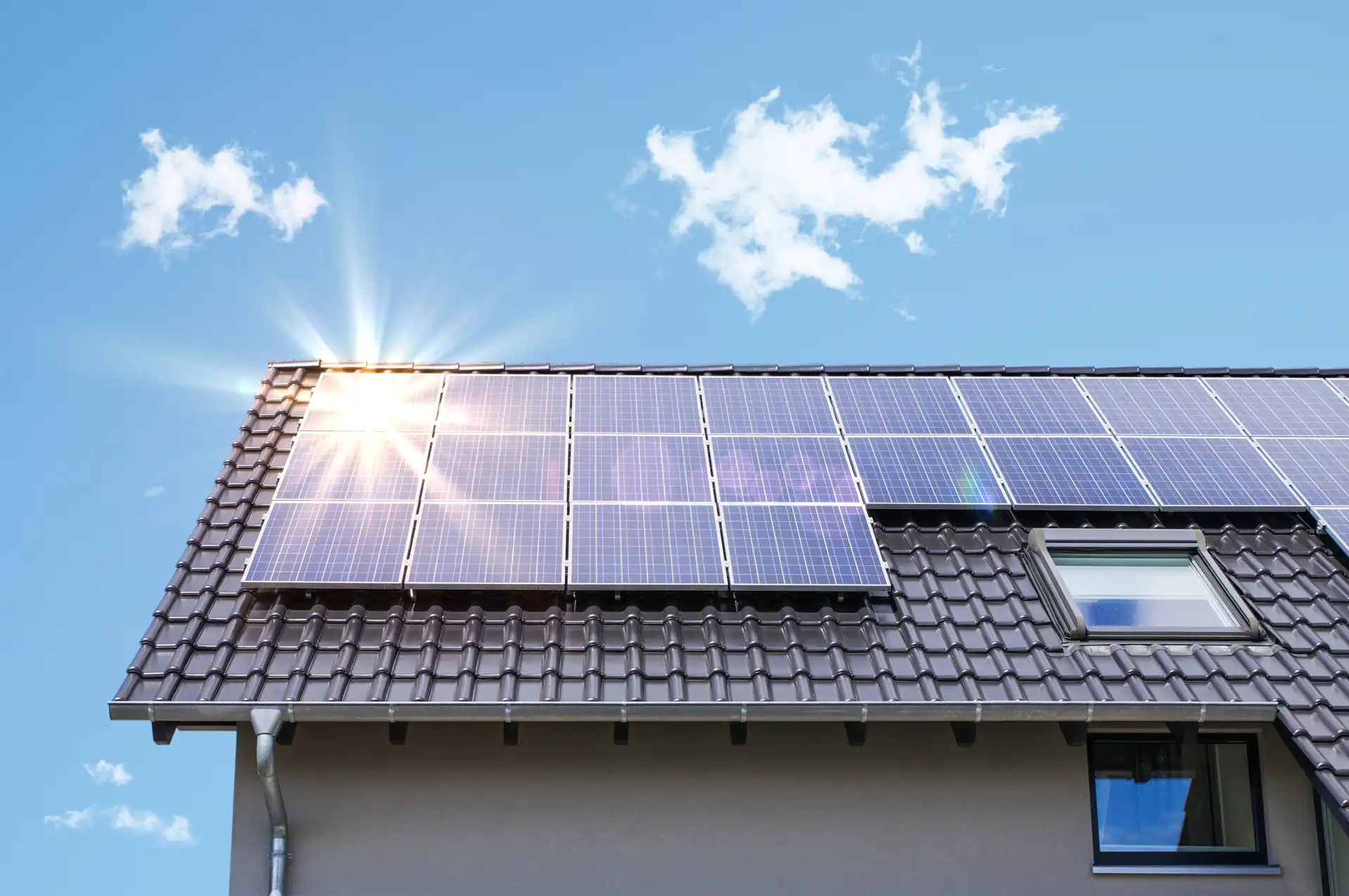 Photovoltaikanlage in Anwendung